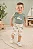 Conjunto de Body em Ribana 1x1 e Bermuda em Molecotton LucBoo Bebê Menino - Imagem 2