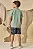 Conjunto de Camiseta em Meia Malha e Bermuda em Nylon Ergonomic com Elastano LucBoo Infantil Menino - Imagem 3