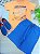 Conjunto de Camiseta em Meia Malha e Bermuda em Malha Denim com Elastano LucBoo Infantil Menino - Imagem 1