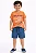 Conjunto de Camiseta em Meia Malha e Bermuda em Malha Denim com Elastano LucBoo Infantil Menino - Imagem 2