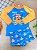 Conjunto de Camiseta e Sunga em Malha UV Dry com Proteção UV50+ LucBoo Bebê Menino - Imagem 1