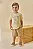 Conjunto de Camiseta em Meia Malha e Bermuda em Linho Santorine com Elastano LucBoo Infantil Menino - Imagem 2