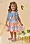 Vestido em Malha Fresh e Colete em Jeans Arkansas Kukiê Infantil Menina - Imagem 1