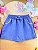 Short Saia Jeans com Brilhos Cinti - Imagem 1