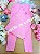 Regata Canelada com Brilhos e Glitter Rosa Cinti - Imagem 3