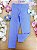 Legging Canelada com Brilhos e Glitter Azul Cinti - Imagem 1