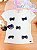 Blusa em Canelado Off White Kukiê Infantil Menina - Imagem 1