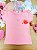 Blusa em Canelado Liz Rosa Claro Kukiê Infantil Menina - Imagem 1
