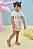 Conjunto de Blusa em Meia Malha e Short Saia em Moletom Linho sem Pelúcia Kukiê Infantil Menina - Imagem 2