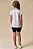Conjunto de Blusa Alongada em Malha Power e Bermuda Biker em Canelado Liz Infanti Infantil Menina - Imagem 3