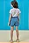Conjunto de Blusa em Meia Malha e Short Saia em Jeans com Elastano Kukiê Infantil Menina - Imagem 3