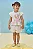 Conjunto de Bata em Cotton e Tule com Elastano e Shorts em Moletom Linho sem Pelúcia Kukiê Infantil Menina - Imagem 1