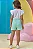 Conjunto de Blusa em Meia Malha e Shorts em Malha Waffle Kukiê Infantil Menina - Imagem 2