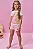 Conjunto de Pijama de Blusa e Shorts em Meia Malha Kukiê Infantil Menina - Imagem 3