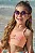 Óculos de Sol com Proteção UV. Acompanha Caixinha e Estojo Porta Óculos. Kukiê Infantil Menina - Imagem 1