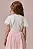 Blusa em Cotton e Tule Infanti Infantil Menina - Imagem 2