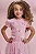 Blusa em Canelado Rosa Kukiê Infantil Menina - Imagem 1