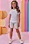 Bermuda Biker em Molecotton Kukiê Infantil Menina - Imagem 1