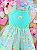 Vestido em Canelado e Tule Glitter Kukiê Infantil Menina - Imagem 3