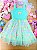 Vestido em Canelado e Tule Glitter Kukiê Infantil Menina - Imagem 1