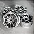 Jogo de rodas Gisa Drag10 - 17x8" -5x112 - Imagem 5