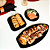 Kit 3 Bandejas para Sushi em Vidro Preto Tóquio, Conjunto para servir Sushi na Mesa Posta - Imagem 1