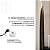 Espelho Orgânico com LED Indireto Aurora Illuminate, Espelho de Corpo Inteiro de Chão ou de Parede, Pequeno ao Grande para Quarto, Sala, Closet - Fácil Instalação - Imagem 7