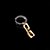 Brinco Key Design Yatchy de Aço Prata e Dourado - Imagem 1