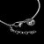 Pulseira Key Design Signo Virgem de Aço Prata Ajustável - Imagem 5