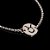 Pulseira Key Design Signo Touro de Aço Prata Ajustável - Imagem 2