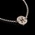 Pulseira Key Design Signo Peixes de Aço Prata Ajustável - Imagem 2
