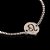 Pulseira Key Design Signo Leão de Aço Prata Ajustável - Imagem 1