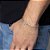 Pulseira Key Design Signo Gêmeos de Aço Prata Ajustável - Imagem 4