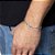 Pulseira Key Design Signo Capricórnio de Aço Prata Ajustável - Imagem 5