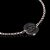 Pulseira Key Design Signo Câncer de Aço Prata Ajustável - Imagem 2