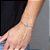 Pulseira Key Design Signo Câncer de Aço Prata Ajustável - Imagem 3