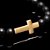 Pulseira Key Design Urah de Pedra Natural Preta - Imagem 2
