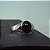 Anel Key Design Circle Black SSE de Prata - Imagem 1