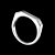 Anel Key Design de Prata SSR Simplicidade - Imagem 4