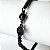 Pulseira Key Design Zeng de Pedra Natural Preta - Imagem 1