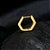 Brinco Key Design Balvin de Aço Dourado - Imagem 1
