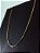 Corrente Key Design Oval Dourado 3mm - Imagem 2