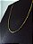 Corrente Key Design Oval Dourado 3mm - Imagem 1