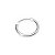 Brinco Key Design Cerchio de Prata 925 - Imagem 4