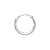Brinco Key Design Cerchio de Prata 925 - Imagem 3