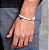 Pulseira Key Design Iker em Peróla Natural Branca - Imagem 2