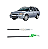 CABO ABERTURA PORTA TRASEIRA ESCORT ZETEC FOCUS 4 PORTAS - Imagem 1