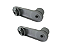 PAR MANIVELA METAL VIDRO PORTA  709 LN HPN FPN ATRON CINZA - Imagem 2