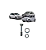 6 KIT REMO DA PORTA FOX CROSSFOX GOL SAVEIRO VOYAGE G5 - Imagem 2
