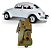PAR FECHADURA DA PORTA FUSCA 77 Á 96 BRASILIA VARIANT TL - Imagem 3